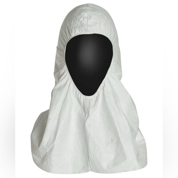 DuPont Tyvek 400 Pullover Hood, White, Universal, 100-Pack - Picture 1 of 5